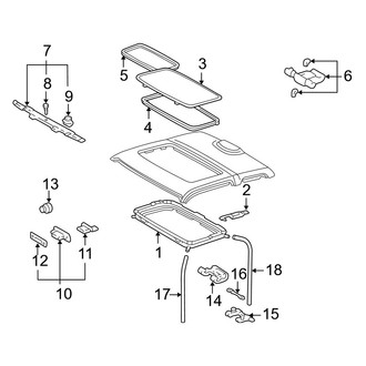 Toyota OE - Cab - Sunroof (Double Cab)