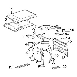 Toyota OE - Cab - Interior Trim (Double Cab)