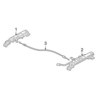 Toyota OE - Seats & Tracks - Tracks & Components (Standard Bench Seat)