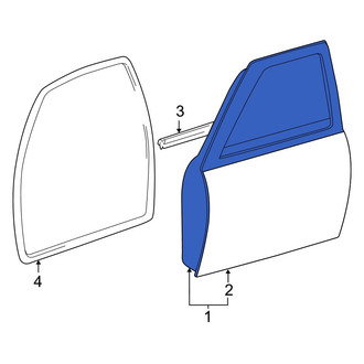 Toyota OE - Front Left Door Shell