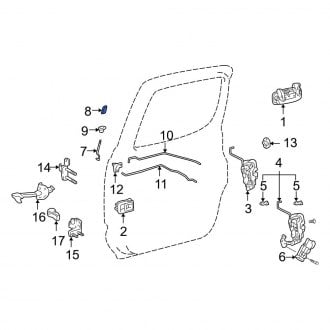 Toyota tacoma on sale door parts