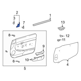 Toyota Tacoma Door Moldings | Side, Edge, Belt – CARiD.com