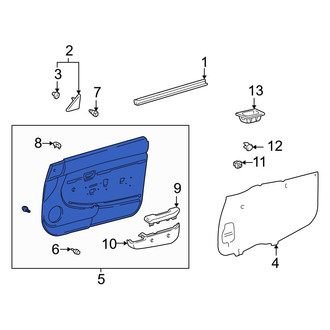 Toyota OE - Front Left Outer Door Outer Panel