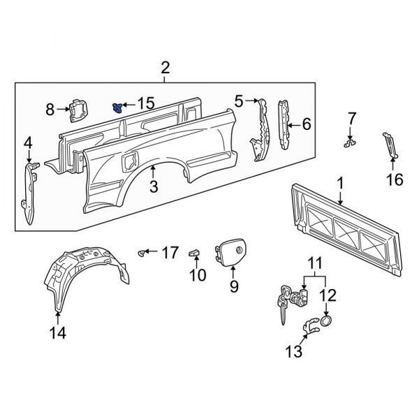 Wheel Housing Bracket