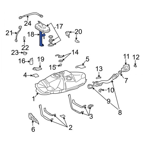 Toyota OE 7716904010 Fuel Pump Tank Seal