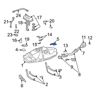 Toyota OE - Rear Left Fuel Tank Insulator
