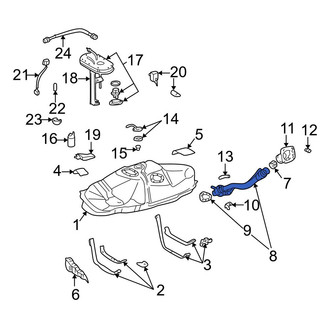 Toyota OE - Lower Fuel Tank Filler Neck