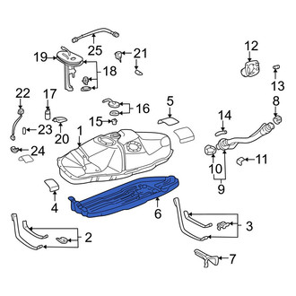 Toyota OE - Fuel Tank Skid Plate