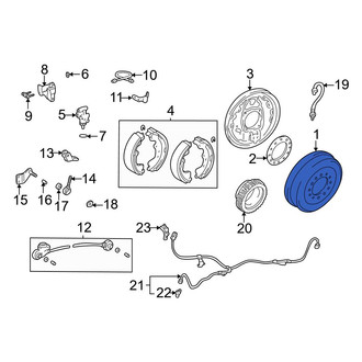 Toyota OE - Rear Brake Drum