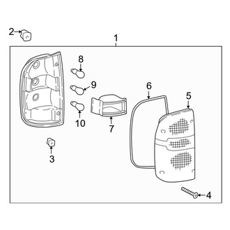 Toyota OE - Rear Lamps - Tail Lamps