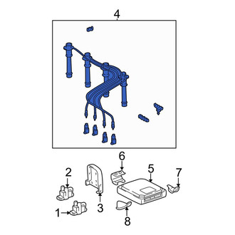 Toyota OE - Spark Plug Wire Set