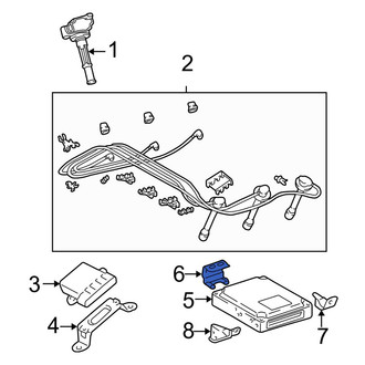 Toyota OE - Front Engine Control Module (ECM) Bracket