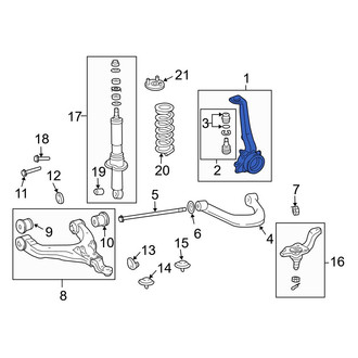 Toyota OE - Front Right Steering Knuckle