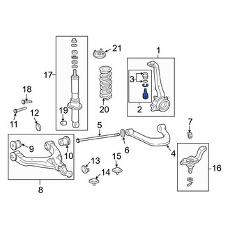 Toyota OE - Front Upper Suspension Ball Joint