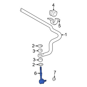 Toyota OE - Front Left Suspension Stabilizer Bar Link