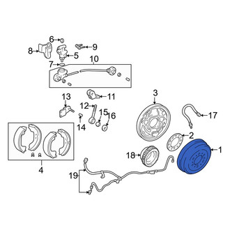 Toyota OE - Rear Brake Drum