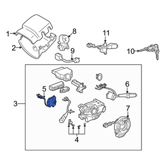 Toyota OE - Headlight Dimmer Switch