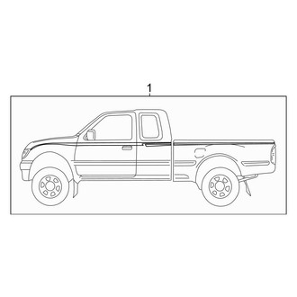 Toyota OE - Stripe Tape (Type 4), (4WD)