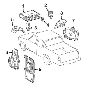 Toyota OE - Instrument Panel - Sound System