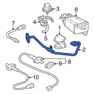 Toyota OE - Exhaust Gas Recirculation (EGR) Tube