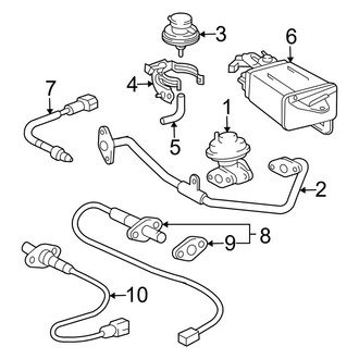 Toyota OE - Emission System - Emission Components (4WD 2.7L)