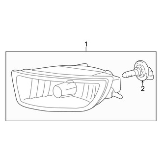 Toyota OE - Front Lamps - Fog Lamps