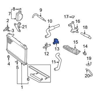 Toyota OE - Upper Engine Coolant Thermostat Housing