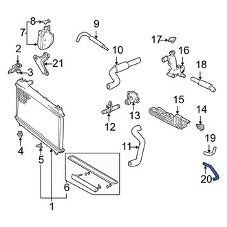Toyota OE - Engine Coolant Bypass Hose