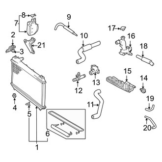 Toyota OE - Cooling - Radiator & Components