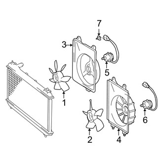 Toyota OE - Cooling Fan