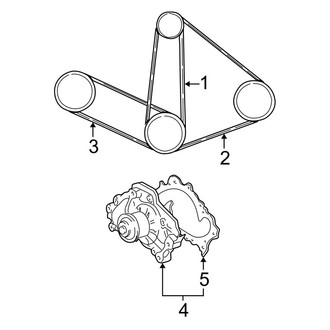 Toyota OE - Cooling - Belts & Pulleys