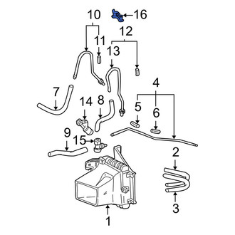 Toyota OE - Transmission Oil Cooler Line Clamp