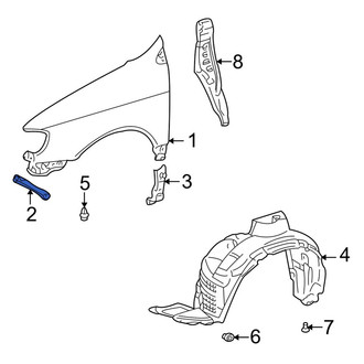 Toyota OE - Fender Brace