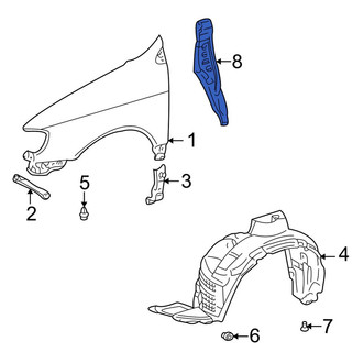 Toyota OE - Left Inner Fender Seal