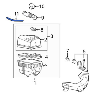 Toyota OE - PCV Valve Hose