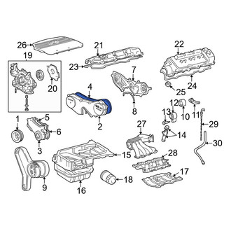 Toyota OE - Right Lower Engine Timing Cover Gasket