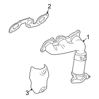 Toyota OE - Exhaust System - Manifold (California)