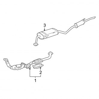 2000 Toyota Sienna OEM Exhaust Parts | Systems, Tips — CARiD.com