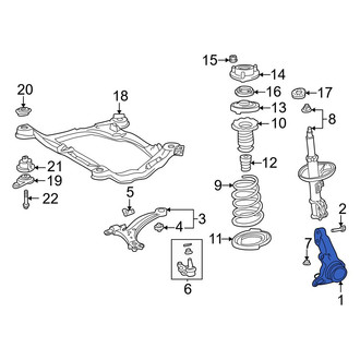 Toyota OE - Front Right Steering Knuckle