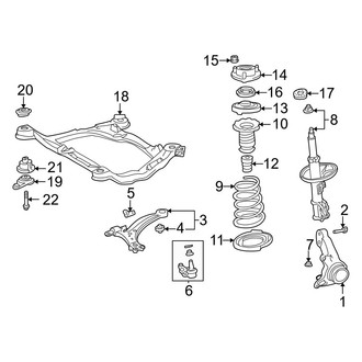Toyota OE - Front Suspension - Suspension Components