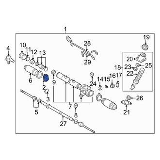 Toyota OE - Front Rack and Pinion Mount