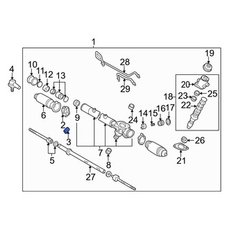 Toyota OE - Rack and Pinion Grommet