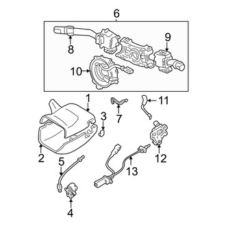 Toyota OE - Steering Column - Shroud, Switches & Levers