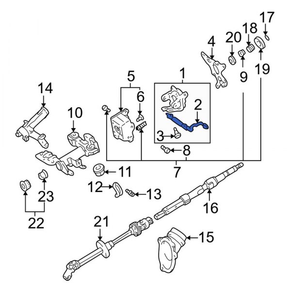 Steering Column Tilt Adjuster