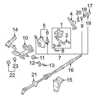 Toyota OE - Steering Column - Housing & Components