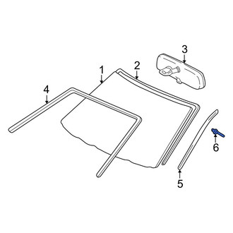 Toyota OE - Windshield Molding Rivet