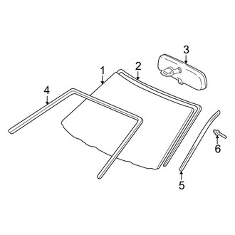 Toyota OE - Windshield - Glass