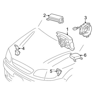 Toyota OE - Restraint Systems - Air Bag Components