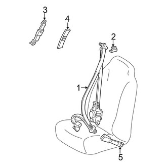 Toyota OE - Restraint Systems - Front Seat Belts