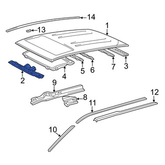 Toyota OE - Front Roof Header Panel